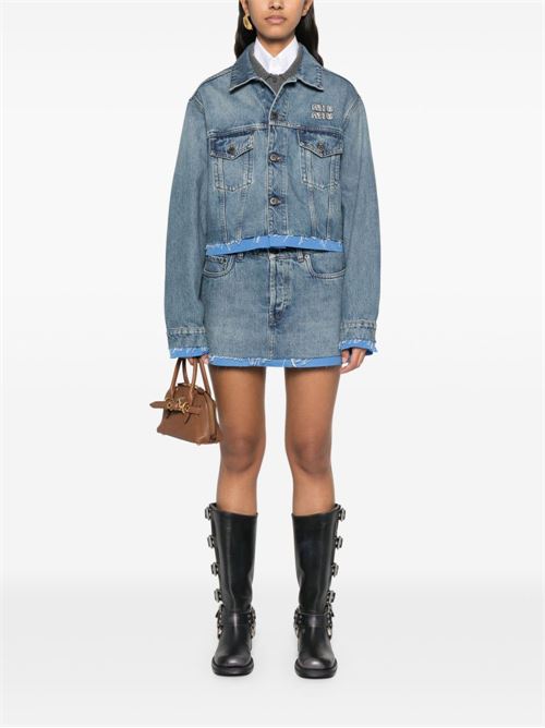 Denim jacket MIU MIU | GWB24716T1F0013